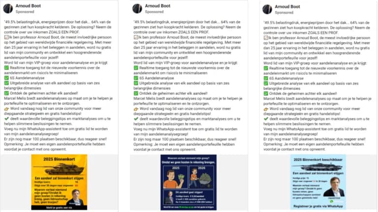 Beleggingsscams op social media: Arnoud Boot