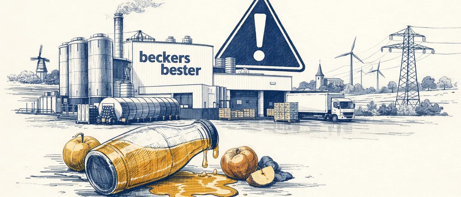 Invesdor informeert beleggers over dreigende insolventie Duitse sapproducent Beckers Bester