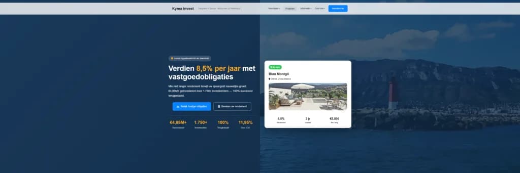 Pas op voor Kyma Invest