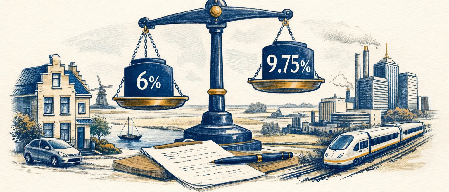 Box 3 blijft forfaitair: 1.080 euro aanslag op 50.000 euro, of het 6 of 9,75 procent oplevert